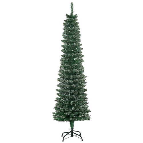Albero natale innevato slim - natale,
