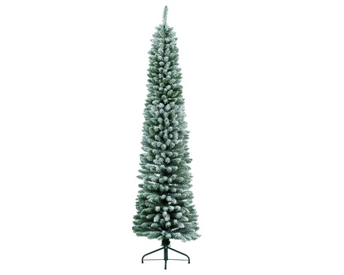 Albero natale innevato slim - natale,