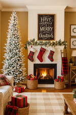 Albero di Natale Slim Innevato