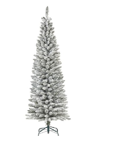 Albero natale slim innevato - albero,