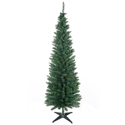 Homcom albero natale slim - albero, di