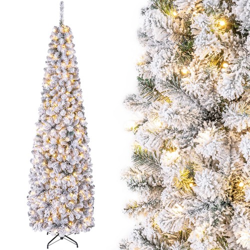 Costway albero natale slim - albero, di