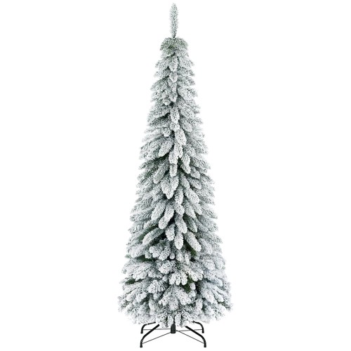 Albero natale slim innevato - albero,