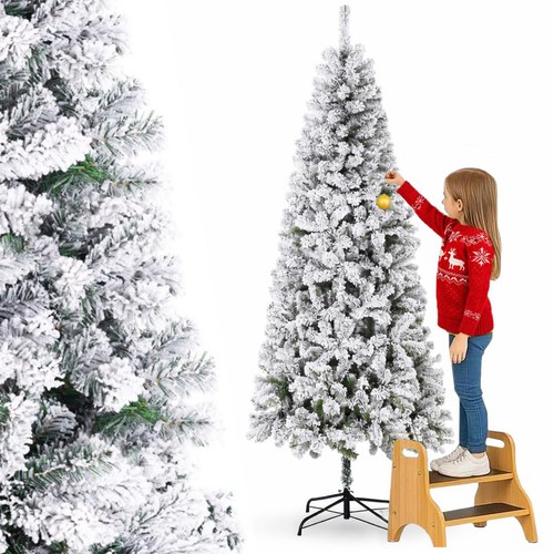 Albero natale innevato - natale,