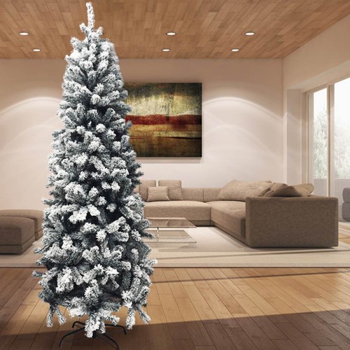 Albero natale innevato - albero,